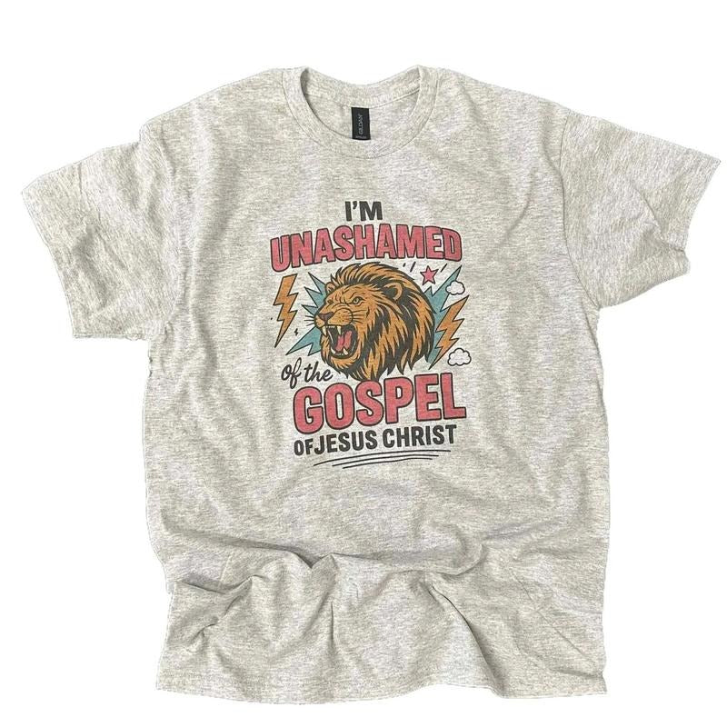 I'm Unashamed of the Gospel of Jesus Christ Tee or Sweatshirt  - Christian Women Shirt Hoodie | ZylaModa.com