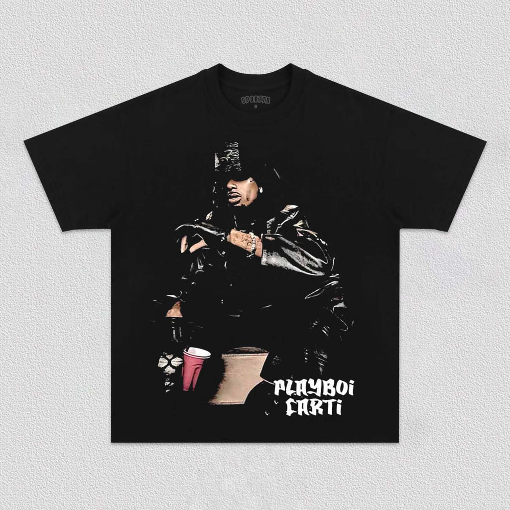 I AM MUSIC PLAYBOI CARTI 2.0 TEE Hoodie, Sweatshirt | ZylaModa.com (Image 1)