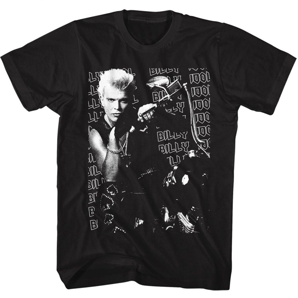 Billy Idol Motorcycle Photo Official T-Shirt Hoodie, Sweatshirt | ZylaModa.com