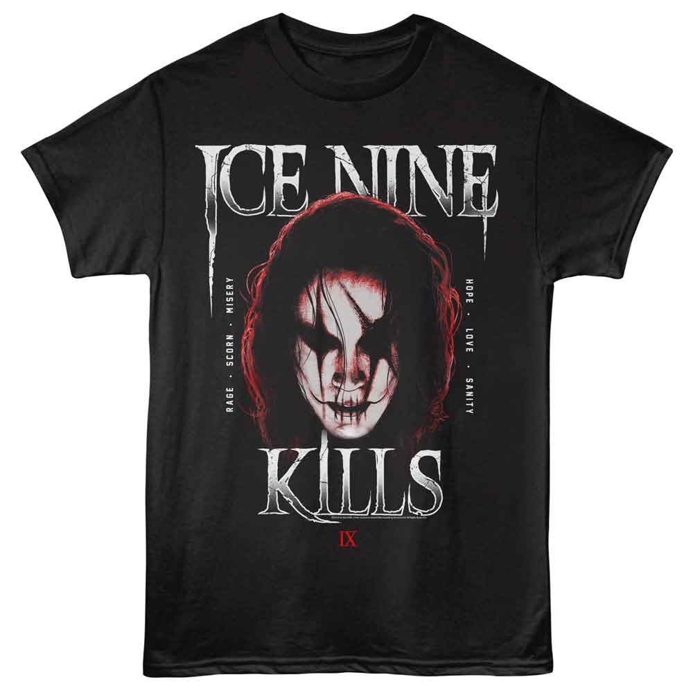 Ice Nine Kills The Crow Face Official T-Shirt Hoodie, Sweatshirt | ZylaModa.com