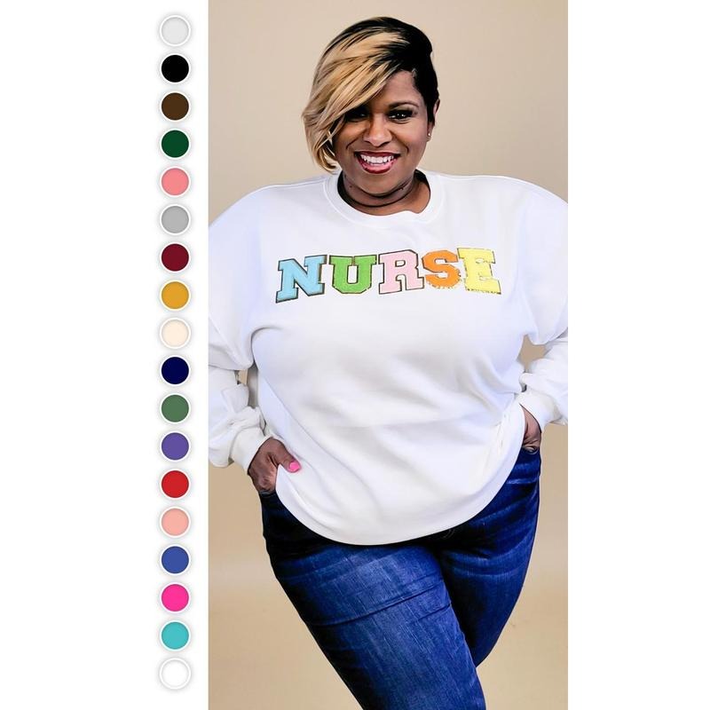 Ideal Chenille Nurse Sweatshirt T-Shirts, Hoodie | ZylaModa.com