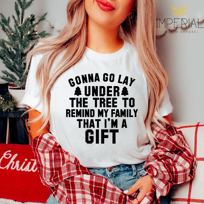 Im The Gift T-Shirt, Funny Christmas Sweatshirt, Xmas Sweatshirt, Cute Christmas Sweatshirt, Christmas Hot Chocolate...