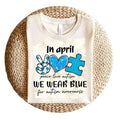In April We Wear Blue | Womenswear T-Shirt Top Underwear Hoodie, Sweatshirt | ZylaModa.com