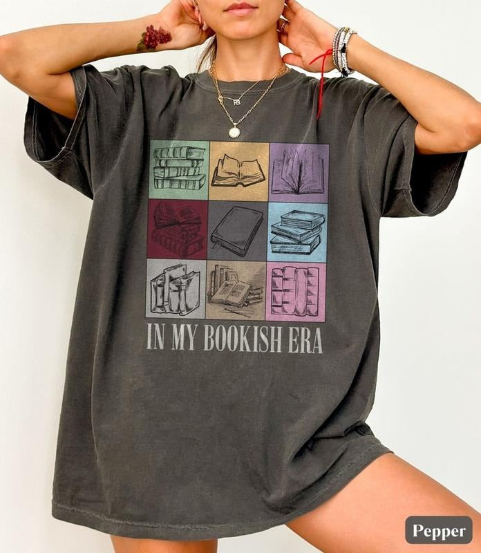 In My Bookish Era Shirt, Book Lover Gift, TL Reading Teacher Tee, Librarian T Shirt, Cute Bookish Reader Crewneck Gift...