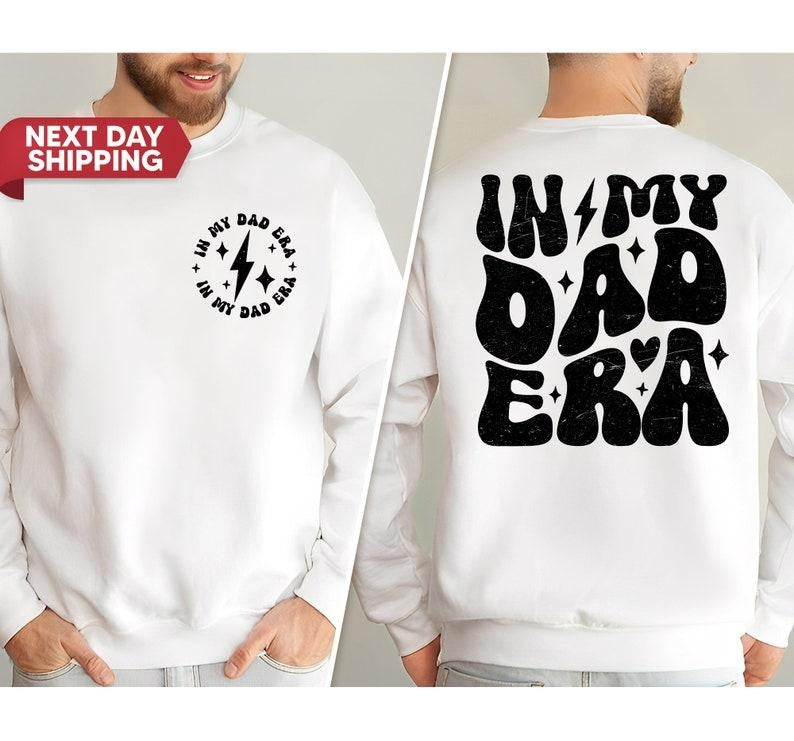 In My Dad Era Shirt, Fathers Day Gift, Dad Shirt Gift For Cool Dad, Best Dad Shirt, Best Dad, Pregnancy Announcement ...