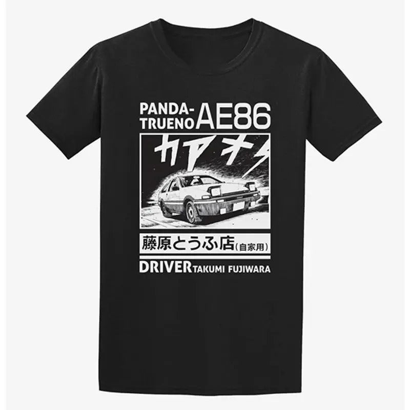 Initial D Panda Trueno Double-Sided T-Shirt Hoodie, Sweatshirt | ZylaModa.com