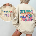 Inside Out  Sweatshirt, Inside Out Checkered Sweatshirt, It's Okay To Feel All The Feels Sweatshirt T-Shirts, Hoodie