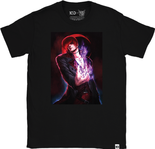 THE KING OF FIGHTERS - 'Iori Yagami' T-Shirt - Black Hoodie, Sweatshirt | ZylaModa.com