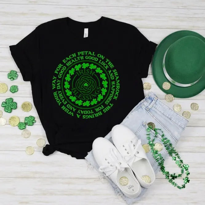 Irish Blessing Tshirt, Quote Patrick's Day Shirt, Irish Happiness TShirt, St Patrick's Day Shirt, St Patrick's Day, Irish...
