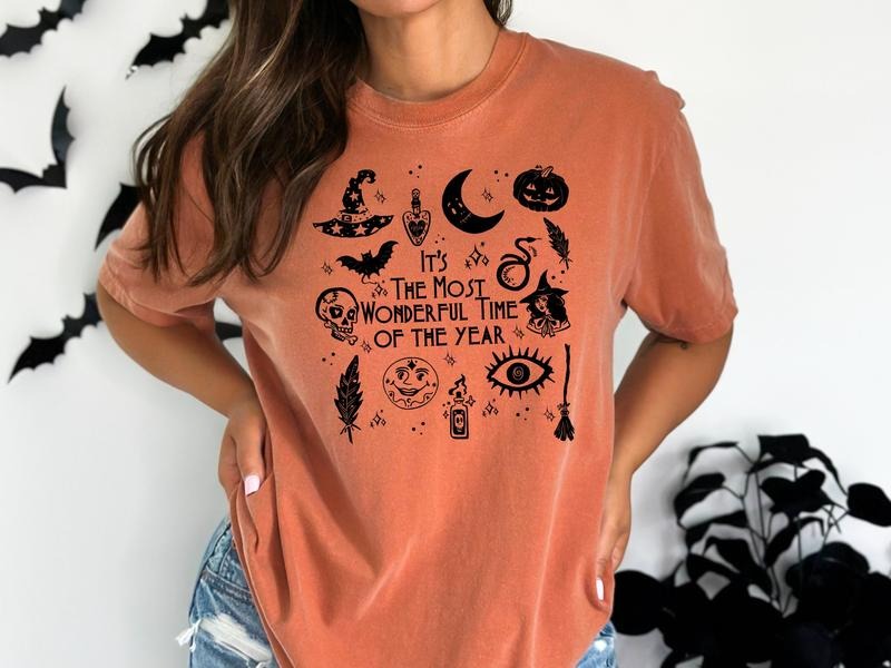 It Is the Most Wonderful Time of the Year Shirt in Yam Color Hoodie, Sweatshirt | ZylaModa.com