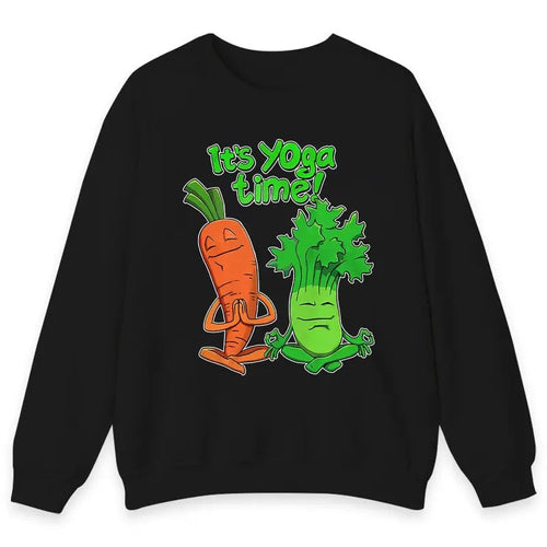 It's Yoga Time Funny Shirt Hoodie, Sweatshirt | ZylaModa.com