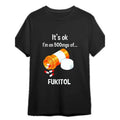 It's okay, I'm wearing a  Fukito T-shirt , a fun men's short sleeved printed T-shirt series, black PR made in usa Hoodie,...
