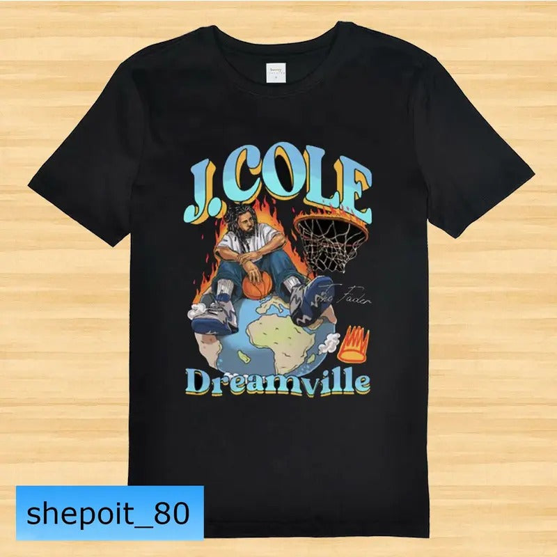 J Cole Dreamville T Shirtstyle{n002}2 T-Shirts, Hoodie, Sweatshirt | ZylaModa.com