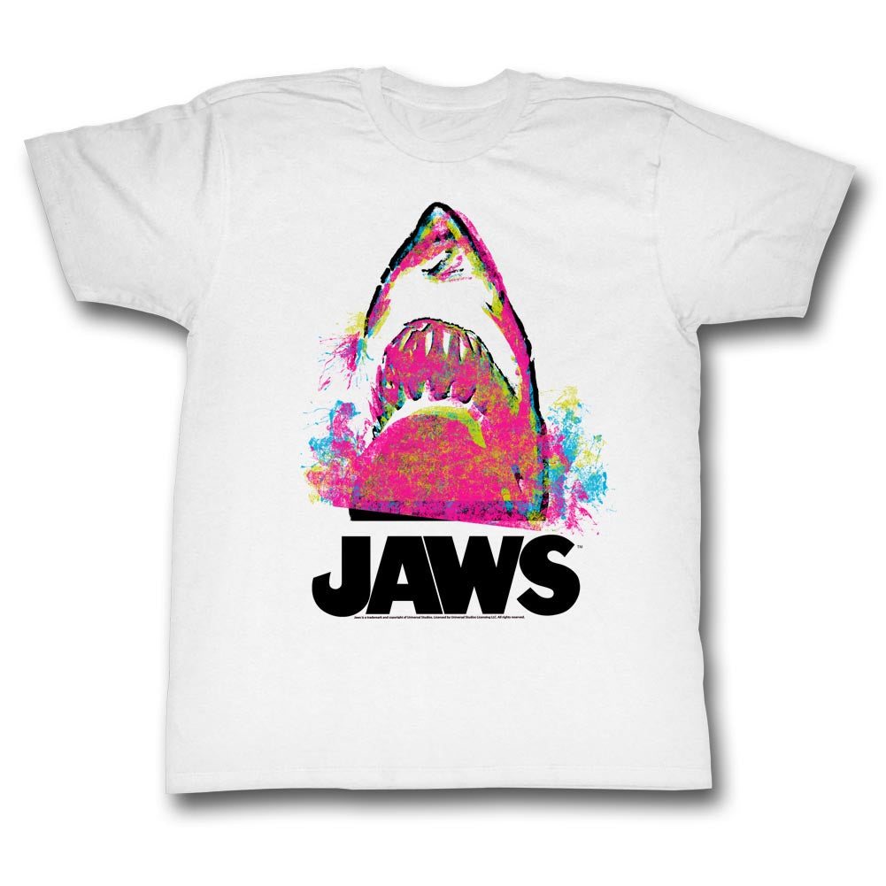Jaws Mens S/S T-Shirt - Jawzzz - Solid White Hoodie, Sweatshirt | ZylaModa.com
