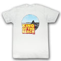 Jaws Mens S/S T-Shirt - King Of The Beach - Solid White Hoodie, Sweatshirt | ZylaModa.com