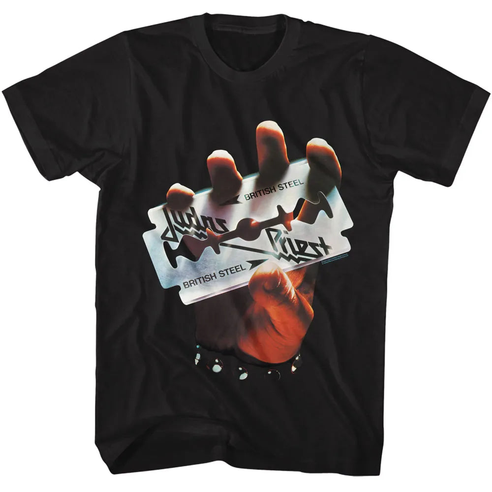 Judas Priest British Steel Official T-Shirt Hoodie, Sweatshirt | ZylaModa.com