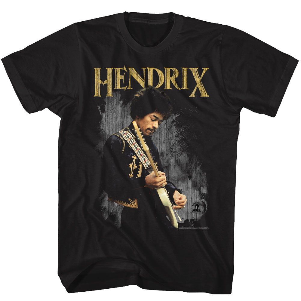 Jimi Hendrix In Gold Official T-Shirt Hoodie, Sweatshirt | ZylaModa.com
