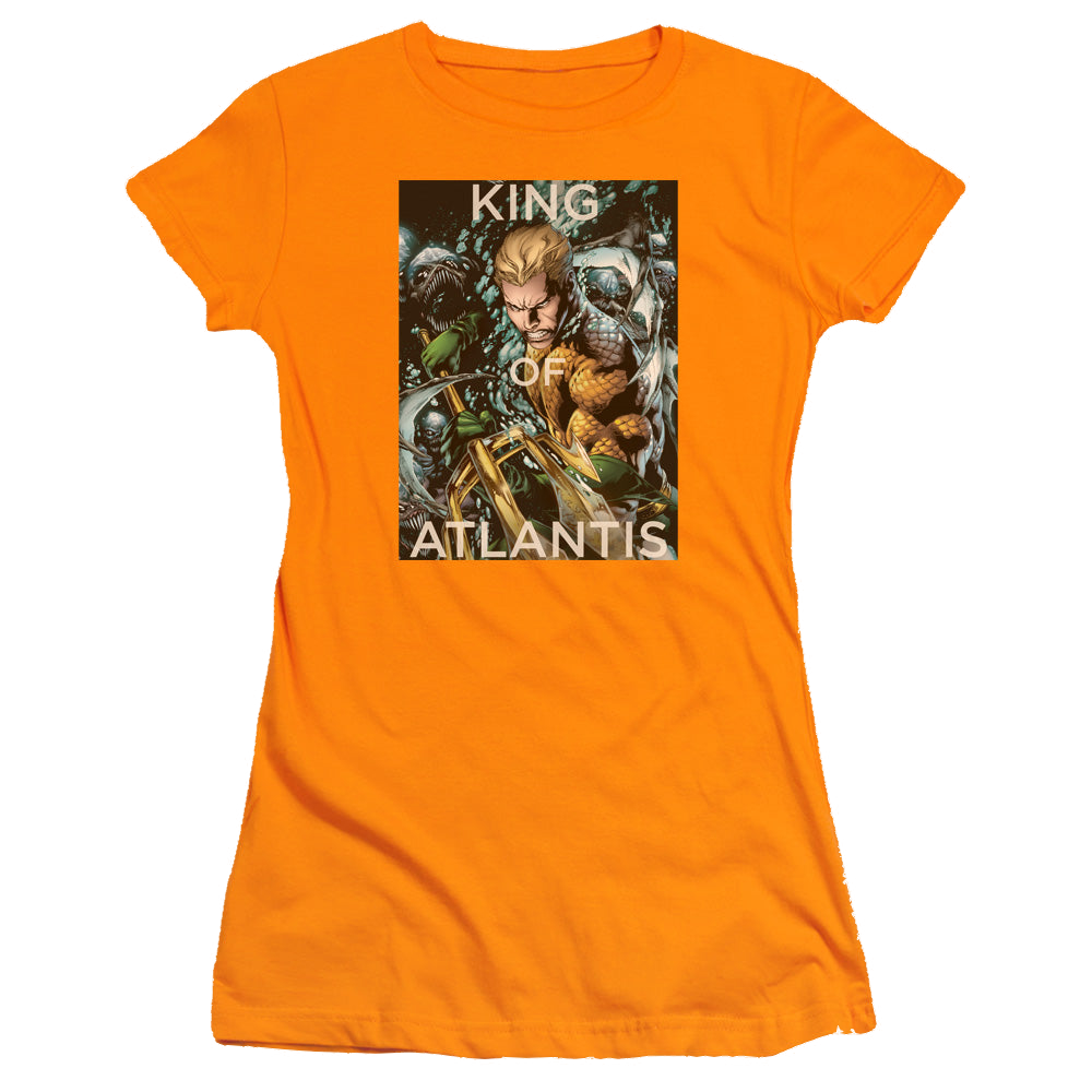 Aquaman King Of Atlantis - Juniors T-Shirt Hoodie, Sweatshirt | ZylaModa.com