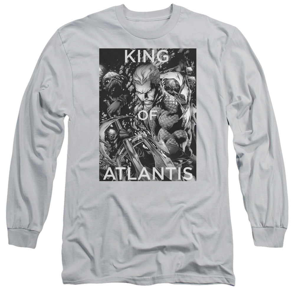 Aquaman King Of Atlantis - Men's Long Sleeve T-Shirt Hoodie, Sweatshirt | ZylaModa.com