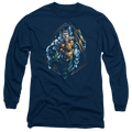 Aquaman Thrashing - Men's Long Sleeve T-Shirt Hoodie, Sweatshirt | ZylaModa.com