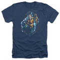 Aquaman Thrashing - Men's Heather T-Shirt Hoodie, Sweatshirt | ZylaModa.com