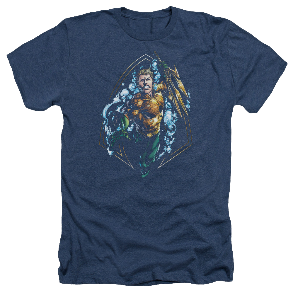 Aquaman Thrashing - Men's Heather T-Shirt Hoodie, Sweatshirt | ZylaModa.com
