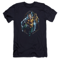Aquaman Thrashing - Men's Premium Slim Fit T-Shirt Hoodie, Sweatshirt | ZylaModa.com