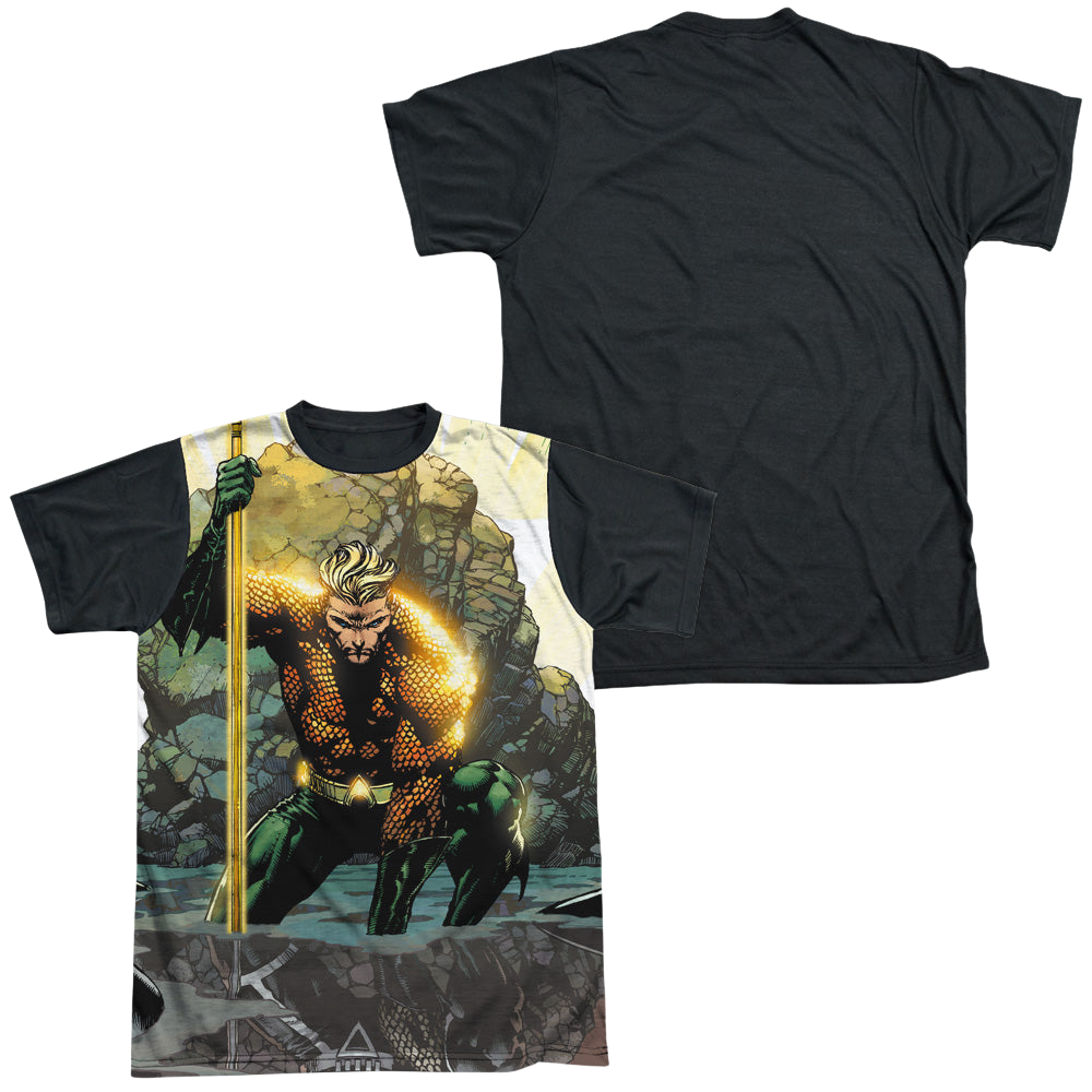 Aquaman Good Vs Evil - Men's Black Back T-Shirt Hoodie, Sweatshirt | ZylaModa.com