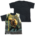 Aquaman Good Vs Evil - Youth Black Back T-Shirt Hoodie, Sweatshirt | ZylaModa.com