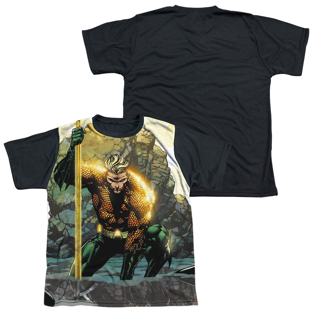 Aquaman Good Vs Evil - Youth Black Back T-Shirt Hoodie, Sweatshirt | ZylaModa.com