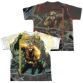 Aquaman Good Vs Evil (Front/Back Print) - Youth All-Over Print T-Shirt Hoodie, Sweatshirt | ZylaModa.com