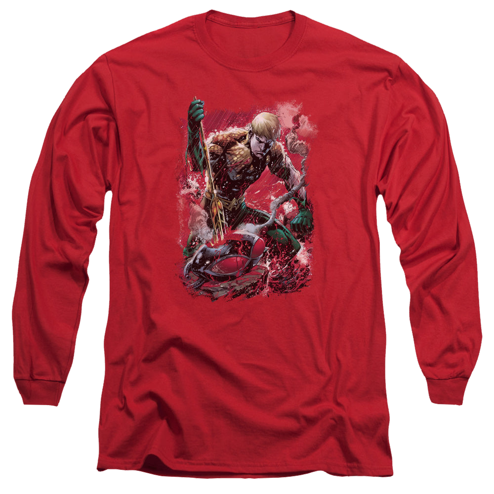 Aquaman Finished - Men's Long Sleeve T-Shirt Hoodie, Sweatshirt | ZylaModa.com