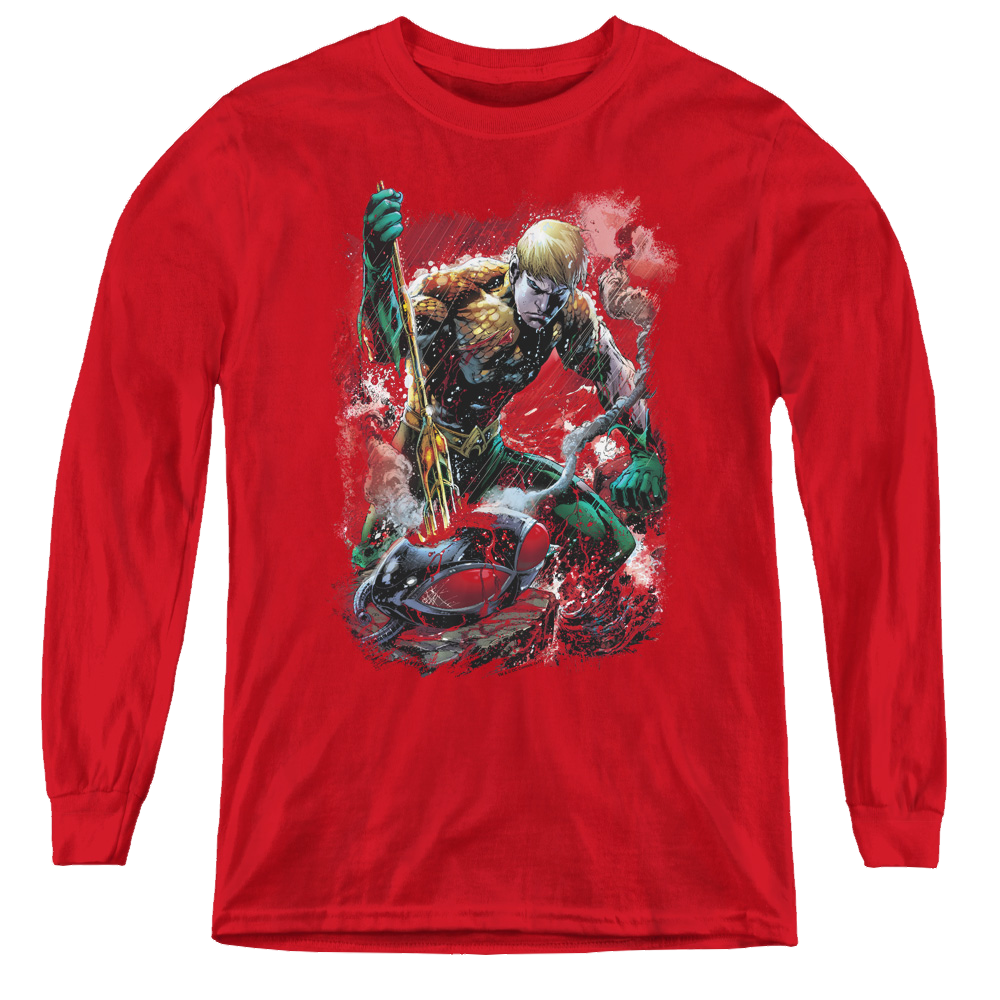 Aquaman Finished - Youth Long Sleeve T-Shirt Hoodie, Sweatshirt | ZylaModa.com