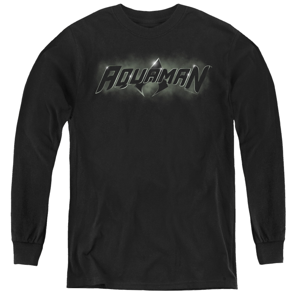 Aquaman Aquaman Title - Youth Long Sleeve T-Shirt Hoodie, Sweatshirt | ZylaModa.com