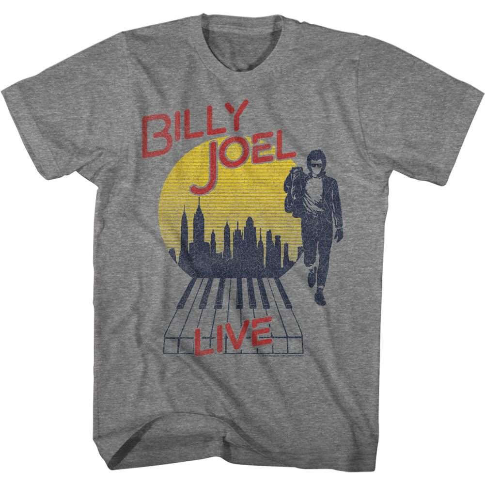 Billy Joel Live City Official Heather T-Shirt Hoodie, Sweatshirt | ZylaModa.com