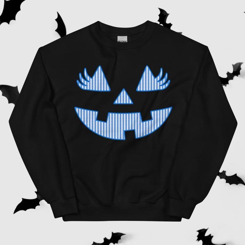Jack-O-Lantern Halloween Sweatshirt, Spooky shirt, Party Shirt, Unisex Crewneck Hoodie | ZylaModa.com