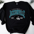 Jacksonville Football Vintage Style Crewneck Sweatshirt, Vintage Jacksonville Football Sweatshirt, Jacksonville Fans...
