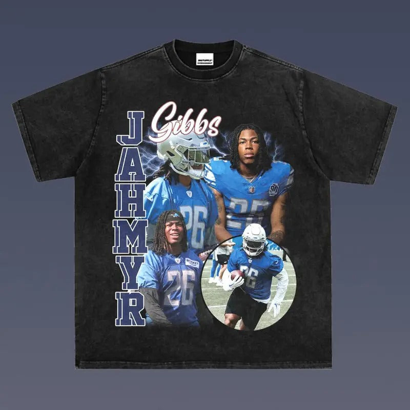 Jahmyr Gibbs 1.0 Tee | Vintage Tee | Gift For Fan Hoodie, Sweatshirt | ZylaModa.com