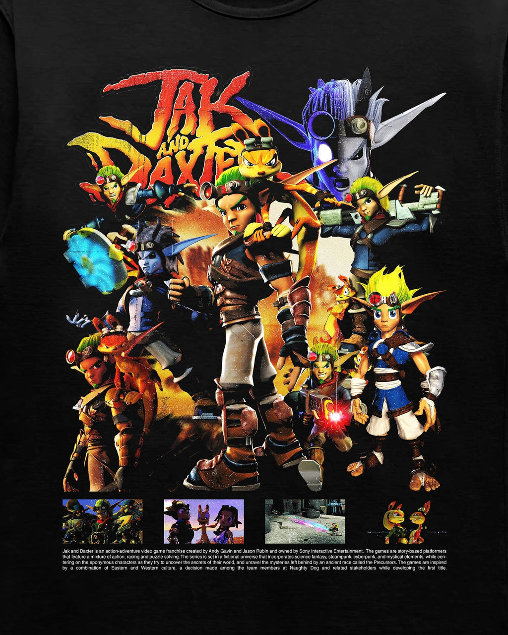 Video Games 'Jak & Daxter' T-Shirt Hoodie, Sweatshirt | ZylaModa.com (Image 2)