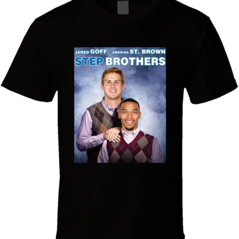 Jared Goff Amon-ra St. Brown Detroit Football Fan T Shirt Hoodie, Sweatshirt | ZylaModa.com