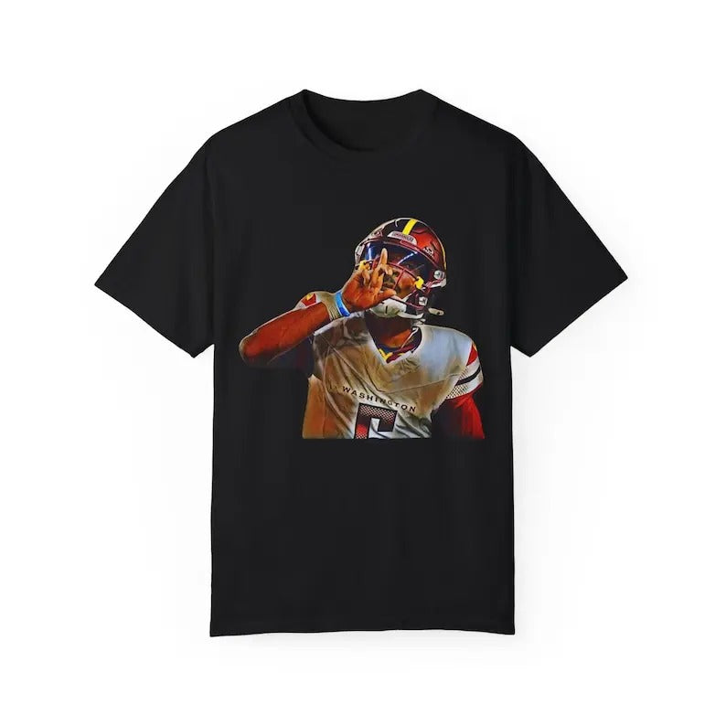 Jayden Daniels Football Streetwear Cotton Unisex Short Sleeve Shirt, Apparel for Game Day, Perfect Gift for Football Fans...
