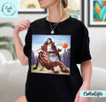 Jesus Crossing Up The Devil Christian T-Shirt, Jesus Shirt, Jesus Basketball Shirt Cotton Menswear Hoodie, Sweatshirt