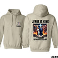Jesus is King Trump Hoodie - Faithful Patriot Design, Unisex Classic Fit T-Shirts, Sweatshirt | ZylaModa.com