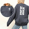 Jesus the Way the Truth the Life Sweatshirt, Bible Verse Long Sleeves Pullover, Retro Christian Gifts, Religious...