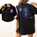 Ji.nx 2 Sided Cute Monkey T-Shirt Sweatshirt, Comfort Colors, Womenswear, Hoodie, Sweatshirt, Hoodie, Tops | ZylaModa.com