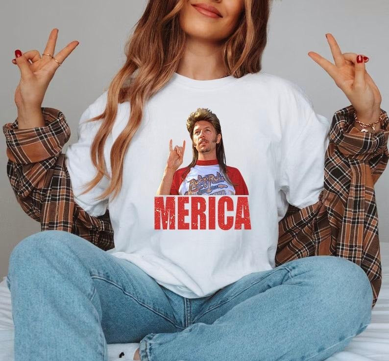 Joe Dirt Merica July 4th Shirt, Joe Dirt Merica Tshirt, Funny Joe Dirt 4th of July Shirt Hoodie, Sweatshirt | ZylaModa.com