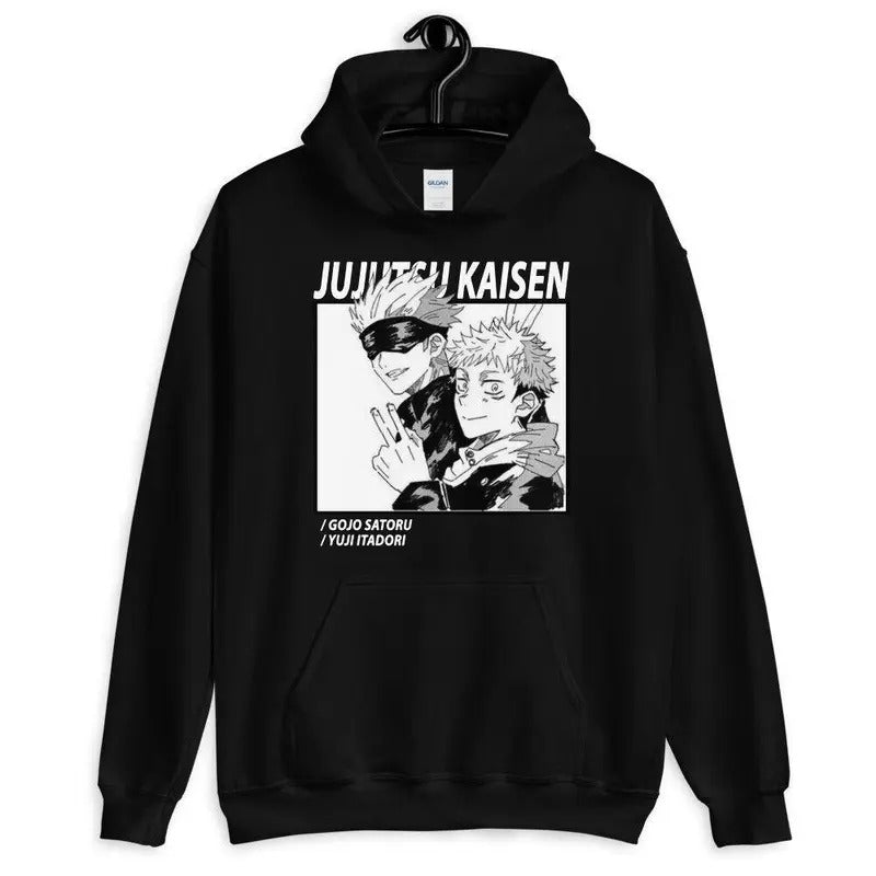 Jujutsu Kaisen, Anime, Gojo and Yuji, Jujutsu Kaisen Merch Unisex Hoodie Sweatshirt, Hoodie, Comfort Colors T-Shirts