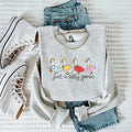 Just A Silly Goose Sweatshirt, Funny Graphic Sweatshirt, Cute Goose Sweatshirt, Trendy Casual Pullover, Cozy Sweatshirt,...