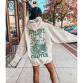 Just One More Chapter Hoodie, Flowery Skeleton Reader Sweatshirt For Book Lover, Aesthetic Reading T-Shirt, Gothic Gift...