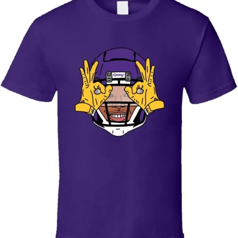 Justin Jefferson Big Head Minnesota Wide Receiver T Shirt Hoodie, Sweatshirt | ZylaModa.com